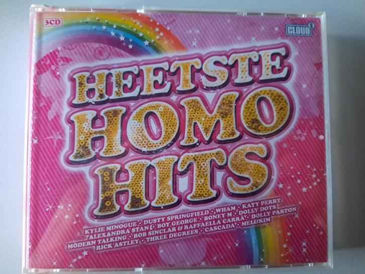 Heetste Homo Hits - 3CD Compilation, Cd's en Dvd's, Cd's | Verzamelalbums, Zo goed als nieuw, Dance, Boxset, Ophalen of Verzenden