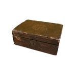 Houten kistje van een geestelijke begin 19e eeuw, Antiek en Kunst, Ophalen of Verzenden