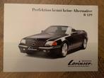 Zeldzame folder Mercedes-Benz SL-klasse R129 Lorinser 1990, Lorinser, Nieuw, Mercedes, Ophalen of Verzenden