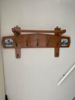Unieke vintage kapstok met Delft blauwe tegeltjes, Antiek en Kunst, Ophalen