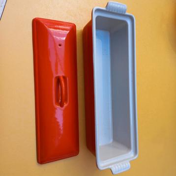 Le Creuset geëmailleerde gietijzeren terrine 32 cm oranje beschikbaar voor biedingen