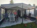 Caravan met seizoens plek in Voorthuizen, Caravans en Kamperen, Caravans, Vast bed, Treinzit, Particulier, Luifel