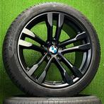 Originele 20 inch BMW 468M velgen winterbanden X5 X6 f15 f16, Gebruikt, Banden en Velgen, Personenwagen, Winterbanden