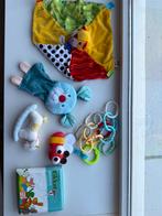 Baby Speelgoed Set: Doekje, Pomp, Ringen, Rammelaars, Boekje, Ophalen of Verzenden, Gebruikt, Rammelaar, Met geluid