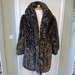 Bontjas - fakefur dierenprint, warm.., Ophalen of Verzenden, Zo goed als nieuw, Maat 42/44 (L), Bruin