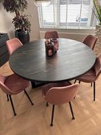 Elegante Eetkamerstoelen Set - 6 Stuks, Huis en Inrichting, Ophalen of Verzenden, Zo goed als nieuw, Stof, Vijf, Zes of meer stoelen