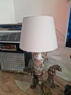 Vintage Satsuma grote tafellamp, Huis en Inrichting, Lampen | Tafellampen, Ophalen, Gebruikt, Minder dan 50 cm