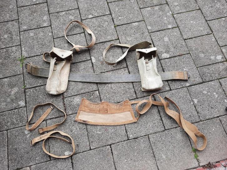 Engelse/Canadese Webbing WO2, Verzamelen, Militaria | Tweede Wereldoorlog, Engeland, Ophalen of Verzenden