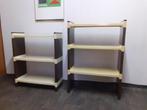 schappenkast bruin beige kunststof jaren 70 space age design, Huis en Inrichting, Kasten | Overige, Gebruikt, ?, ?, ?