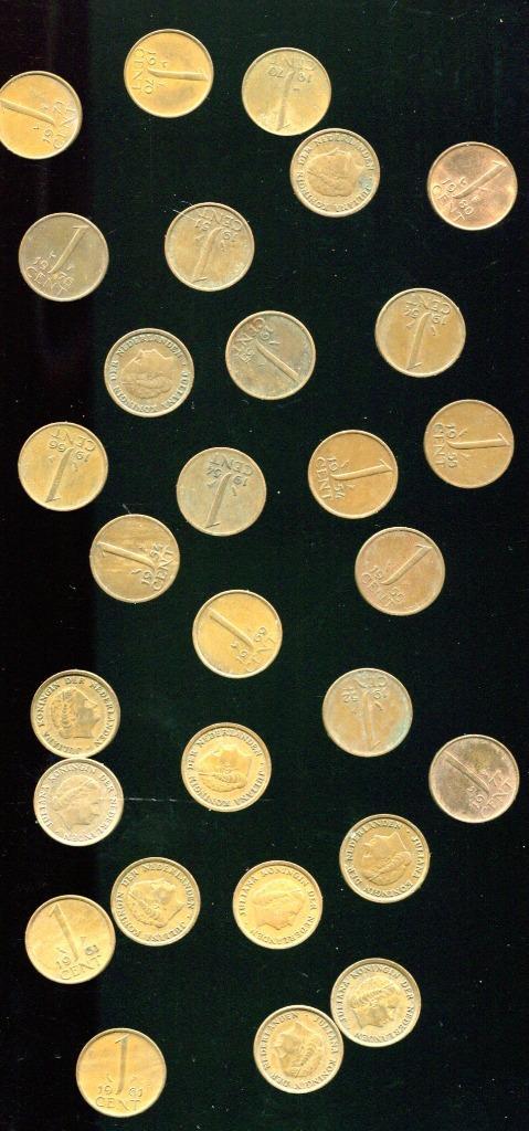116 Juliana centen 1948 -1980, Postzegels en Munten, Munten | Nederland, Losse munt, 1 cent, Koningin Juliana, Verzenden