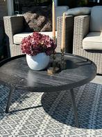 Woood Mesa ronde salontafel zwart, Huis en Inrichting, Tafels | Salontafels, Ophalen, 50 tot 100 cm, Rond, Zo goed als nieuw