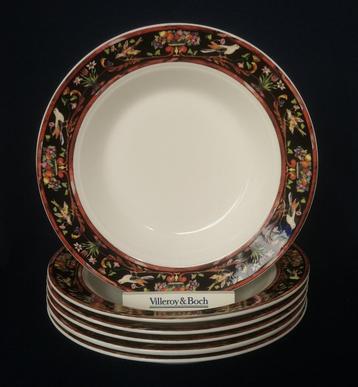 Villeroy & Boch Intarsia - 6 soepborden (23 cm) beschikbaar voor biedingen