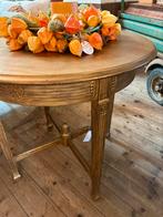 Antieke wijntafel, renaissance stijl, ronde tafel, landelijk, Ophalen of Verzenden