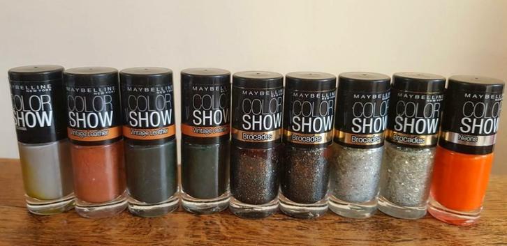 Maybelline Color Show nagellak - 9 flesjes ***nieuw***, Sieraden, Tassen en Uiterlijk, Uiterlijk | Cosmetica en Make-up, Nieuw