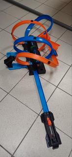 Hot Wheels Racebaan met Lanceerplatform, Kinderen en Baby's, Speelgoed | Racebanen, Racebaan, Ophalen of Verzenden, Zo goed als nieuw