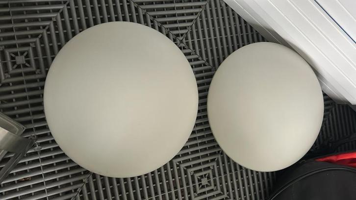 Massive lampen – 4 stuks, Huis en Inrichting, Lampen | Wandlampen, Gebruikt, Glas, Ophalen of Verzenden