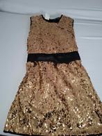 Glitterjurk met hoed mt 164., Ophalen of Verzenden, Meisje