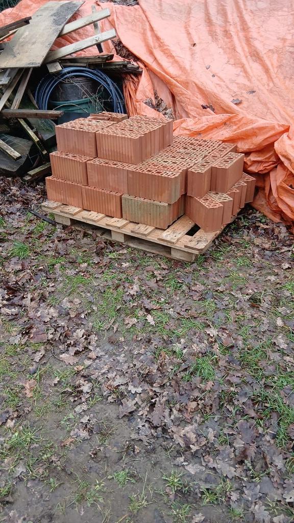 Uniblock Snelbouwmetselstenen, Doe-het-zelf en Verbouw, Metselstenen, Gebruikt, Bakstenen, Ophalen