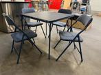 Bridge - kaart set tafel 83 x 83 & 4 stoelen nieuw, Drie of vier spelers, Ophalen, Nieuw