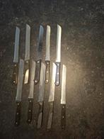 10 Broodmessen + 5 Extra Messen - Catering Opheffing, Huis en Inrichting, Ophalen of Verzenden, Gebruikt, Rvs of Chroom, Los bestek