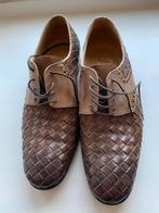 Italiaanse leren veterschoenen - Maat 42, Ophalen of Verzenden, Gedragen, Bruin, Veterschoenen