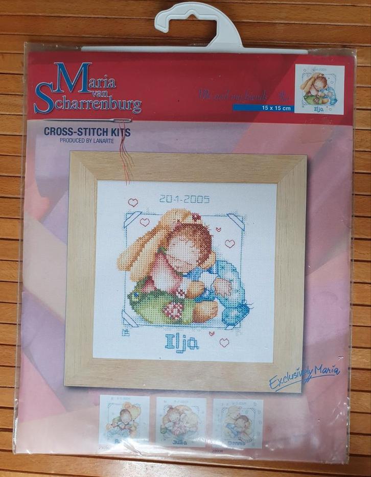 lanarte maria van scharrenburg borduurpakket nieuw baby ilja, Hobby en Vrije tijd, Borduren en Borduurmachines, Nieuw, Borduurpakket