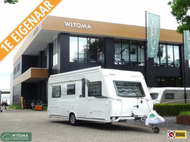 Eriba Nova GL 485 super mooie indeling, Caravans en Kamperen, Caravans, tot en met 4, 1250 - 1500 kg, Rondzit, Eriba, Frans bed