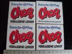 4x sticker CHOQ logo Friesche vlag verrassend lekker, Verzenden, Zo goed als nieuw, Merk