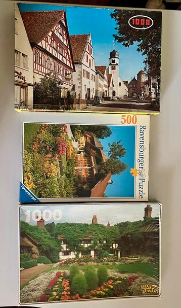 3 legpuzzels beschikbaar voor biedingen
