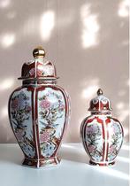 VINTAGE JAPANESE EIWA KINSEI set van 2 vazen, Antiek en Kunst, Antiek | Porselein, Ophalen of Verzenden