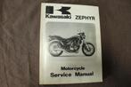 Kawasaki ZR550 Zephyr 1990 motorcycle service manual ZR 550, Motoren, Ophalen of Verzenden, Kawasaki
