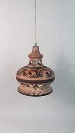 Vintage hanglamp terracotta aardewerk kap. S42, Minder dan 50 cm, Gebruikt, Ophalen of Verzenden