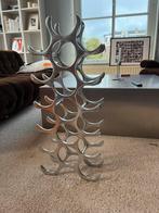 Design Wijnrek RVS, Huis en Inrichting, Woonaccessoires | Wijnrekken, 50 tot 75 cm, 15 tot 25 flessen, Ophalen of Verzenden, Zo goed als nieuw