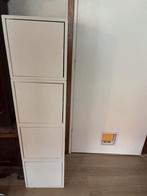 4 Witte IKEA Eket kasten met deur en wandmontage, Huis en Inrichting, Ophalen, 50 tot 100 cm, Zo goed als nieuw, Minder dan 100 cm