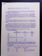 Ongevallenstatistiek grondpersoneel KLM 1960 (K1032), Ophalen of Verzenden, Gebruikt, Boek of Tijdschrift