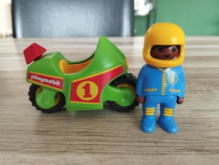 Playmobil 123 Racemotor Motorbike 6719, Kinderen en Baby's, Speelgoed | Playmobil, Gebruikt, Ophalen of Verzenden