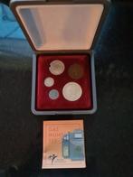 Nederland De geschiedenis van het Gasmuntje, in luxe cassett, Postzegels en Munten, Munten | Nederland, Setje, Zilver, Koningin Wilhelmina