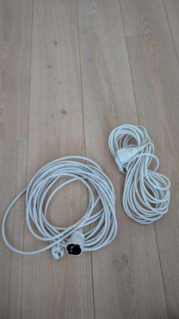 Verlengsnoer, 2 stuks, 10 meter, binnen beschikbaar voor biedingen