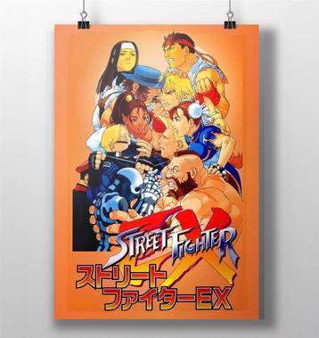 50x70cm Street Fighter EX Game Poster Capcom beschikbaar voor biedingen