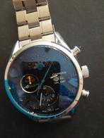 tag heuer carrera loopt goed zakhorloge zilver loopt goed, Ophalen of Verzenden, Staal, Overige merken, 1960 of later