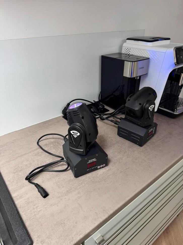 Moving heads mini, Muziek en Instrumenten, Licht en Laser, Zo goed als nieuw, Licht, Ophalen of Verzenden