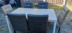 Eethoek met 6 stoelen, Ophalen, Gebruikt, 4 tot 6 stoelen