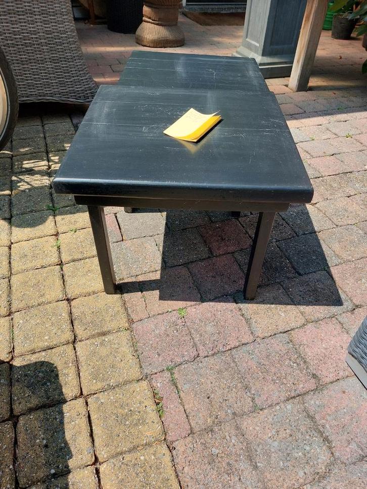 2 merbau tuintafeltjes, te gebruiken als bv. Bijzettafeltjes, Tuin en Terras, Tuintafels, Gebruikt, Vierkant, Hout, Ophalen