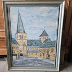 Schilderij kerk heerlen, Antiek en Kunst, Ophalen of Verzenden