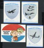 4 x Stickers - Koninklijke Luchtmacht , kies defensie voor.., Ophalen of Verzenden, Zo goed als nieuw, Kaart, Foto of Prent