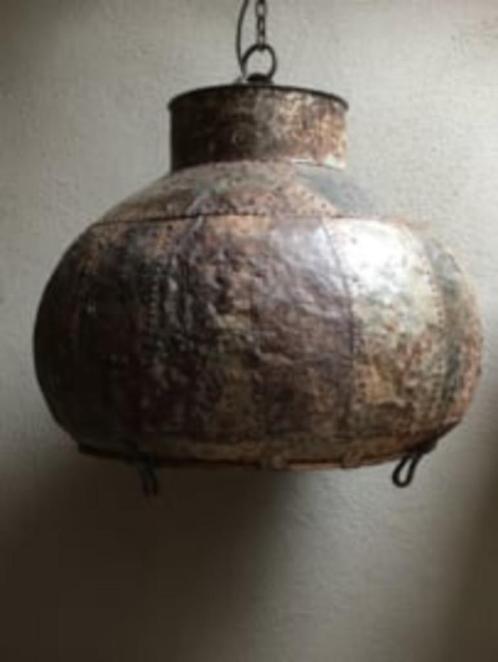 hanglamp, Huis en Inrichting, Lampen | Hanglampen, Gebruikt, 50 tot 75 cm, Metaal, Ophalen of Verzenden