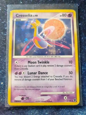 Pokémon kaart Cresselia holo #2 Great Encounters  beschikbaar voor biedingen