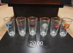6 Heineken glazen liment editie, Verzamelen, Glas en Borrelglaasjes, Ophalen of Verzenden, Zo goed als nieuw, Bierglas