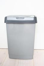 Grijze Curver vuilnisemmer met swingtop, 50 liter, Kunststof, 40 liter of meer, Gebruikt, 50 tot 75 cm