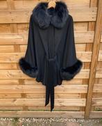Harrods of London cape / jas 100% cashmere zwart ❗NIEUW, Kleding | Dames, Harrods of London, Ophalen of Verzenden, Nieuw, Zwart